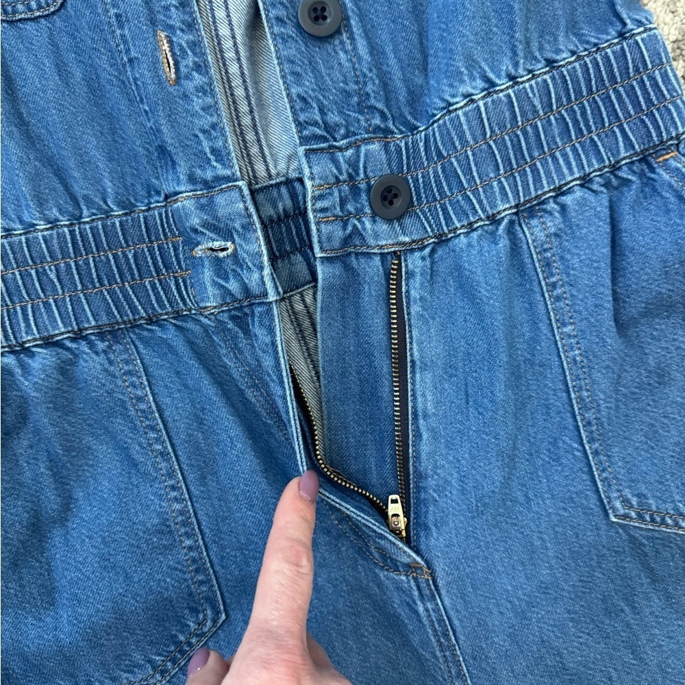Women’s J.Crew denim jumpsuit size 2 - Picture 7 of 15